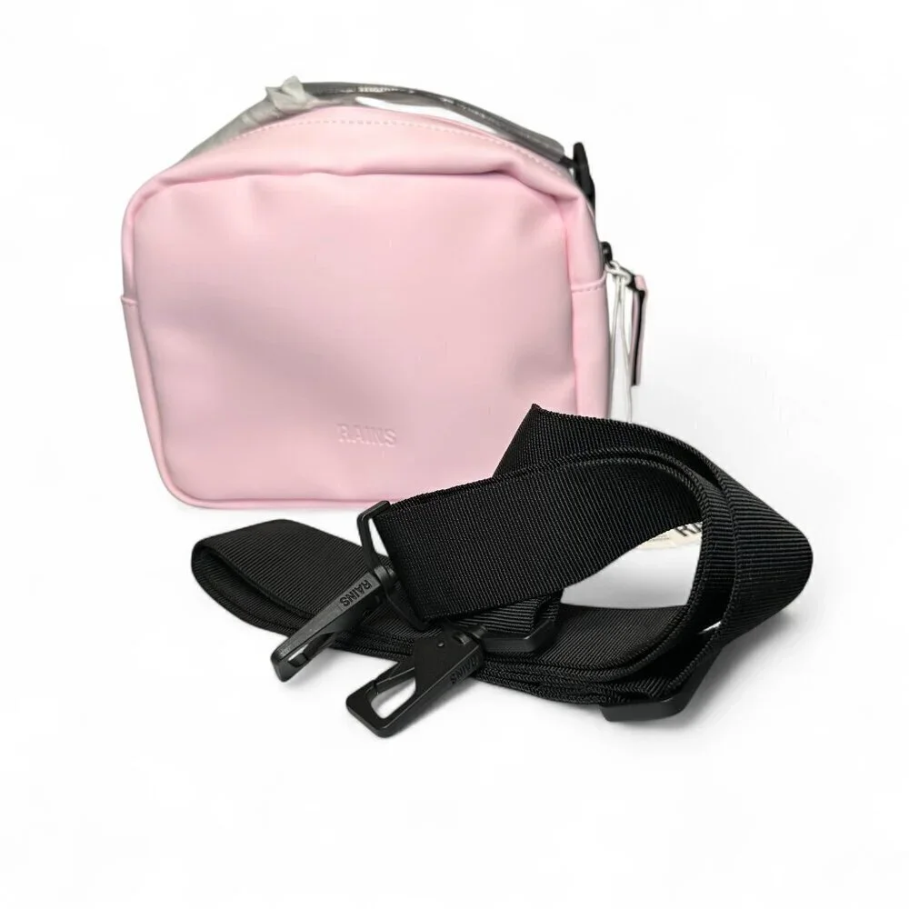 Rains Box Bag W3 Crossbody Bag, Candy Pink NWT